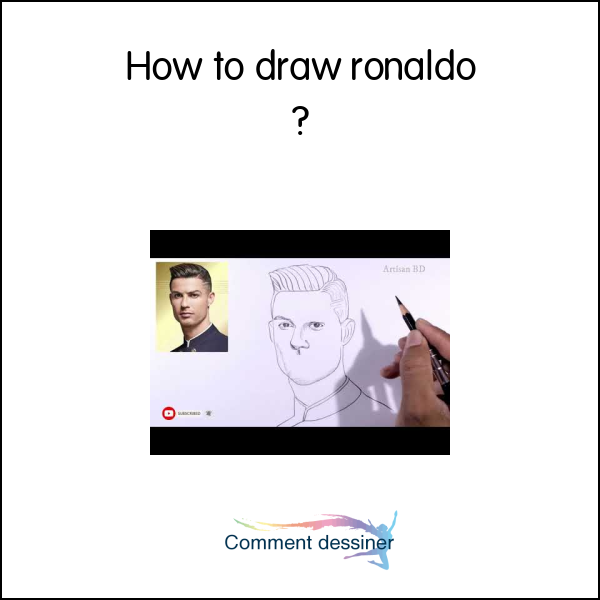 How to draw ronaldo